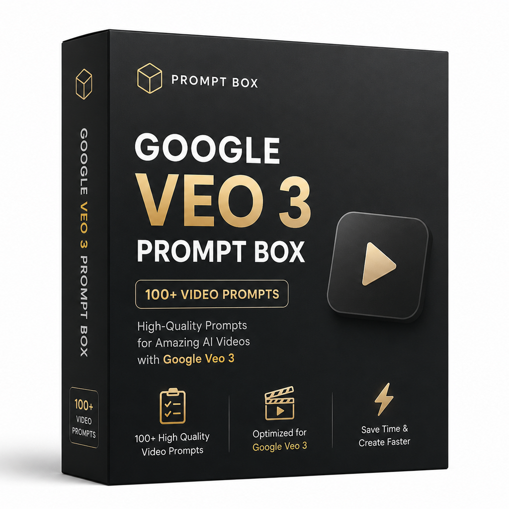 Google Veo 3 Video Prompt Pack | AI Video Editing Prompts 2026